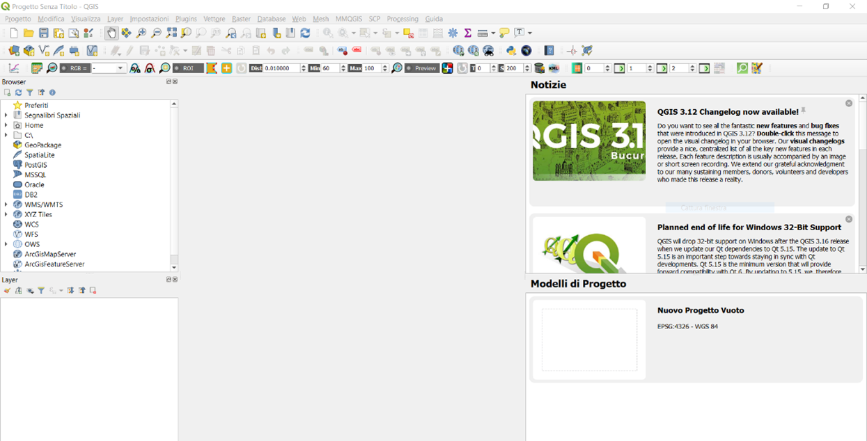 QGIS 3.22 Long Term Release GUI